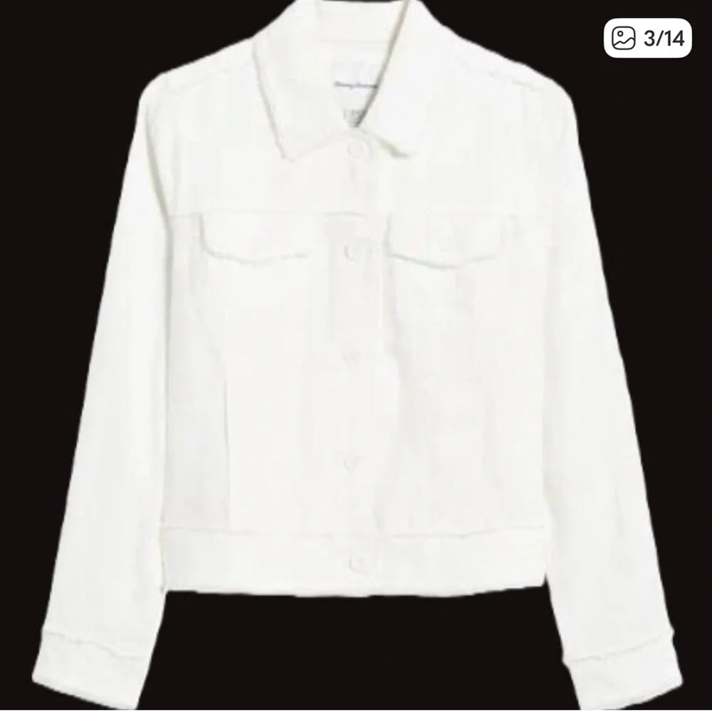 Tommy Bahama Two Palms Raw-Edge Linen Jacket - Picture 3 of 5